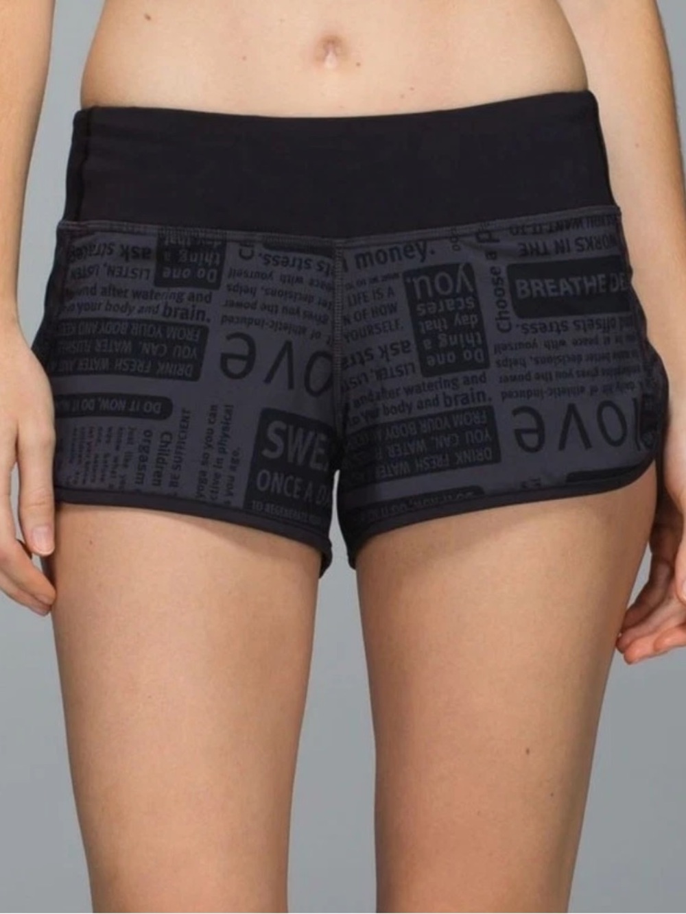 Lululemon Run Speed Short Manifesto Size 6 Women